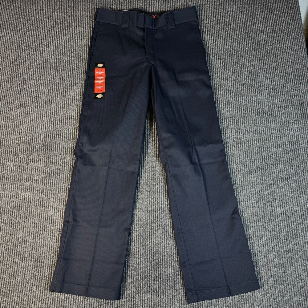 Dickies 874 Flex Work Pants Mens Size 31x30 Navy Blue Original Fit Straight Leg